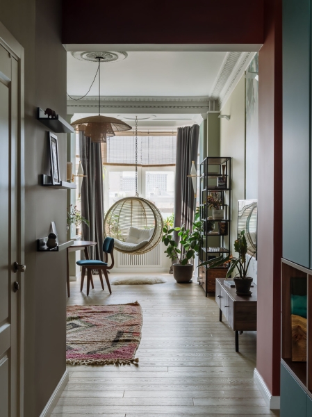 Уютная квартира 72 м&sup2; в старом московском доме