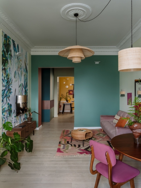 Уютная квартира 72 м&sup2; в старом московском доме