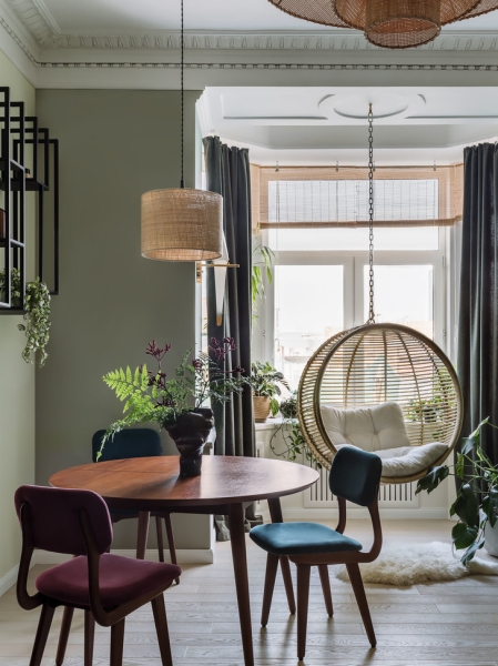 Уютная квартира 72 м&sup2; в старом московском доме