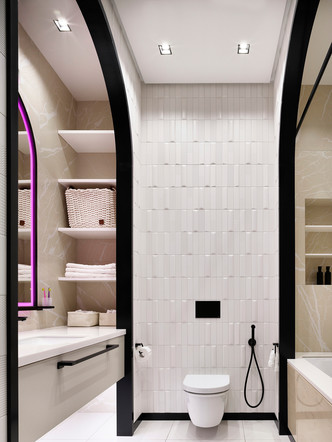 Воздушный интерьер дома в Подмосковье