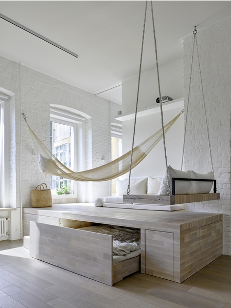 25 интерьеров с белыми стенами