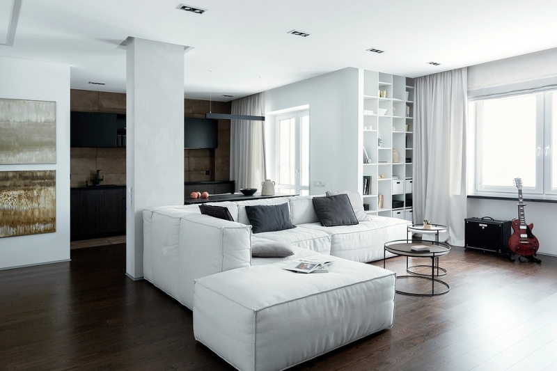 Белый диван в интерьере: какой выбрать, куда поставить, с чем сочетать (90 фото)