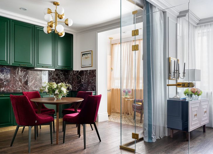 Яркая классика: квартира 46 м² в Москве