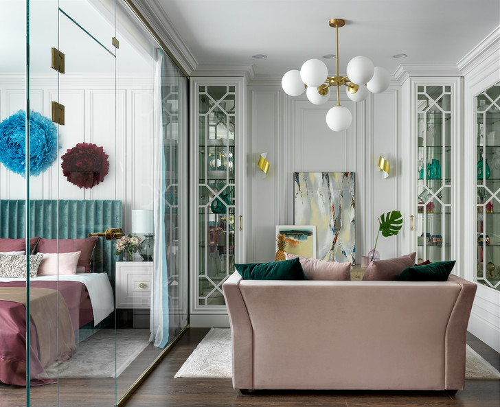 Яркая классика: квартира 46 м² в Москве