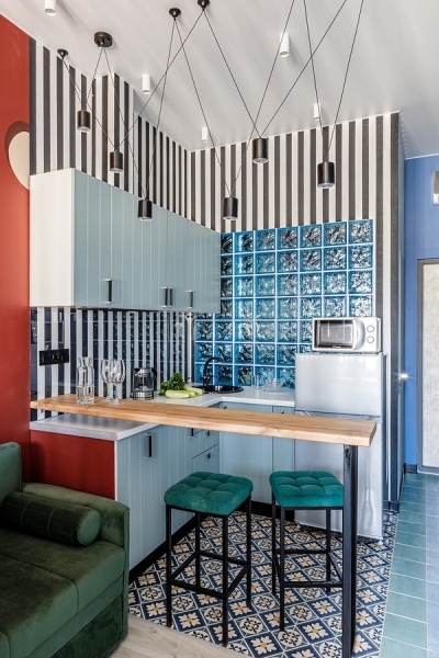 Яркая мини-студия 22 кв. м для сдачи в аренду в Москве