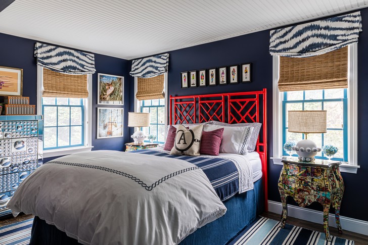 Яркий дом коллекционера фотографий в Массачусетсе