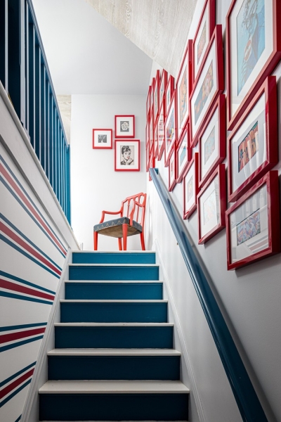 Яркий дом коллекционера фотографий в Массачусетсе