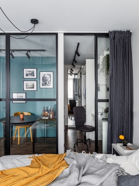 Как разместить гардеробную в спальне: 8 идей с планировками от дизайнеров