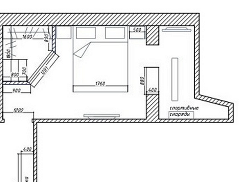 Как разместить гардеробную в спальне: 8 идей с планировками от дизайнеров