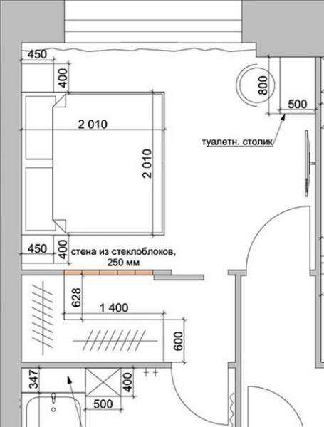 Как разместить гардеробную в спальне: 8 идей с планировками от дизайнеров