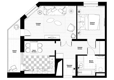 Классное до и после: как дизайнер преобразила квартиру 60 кв. м с устаревшим ремонтом