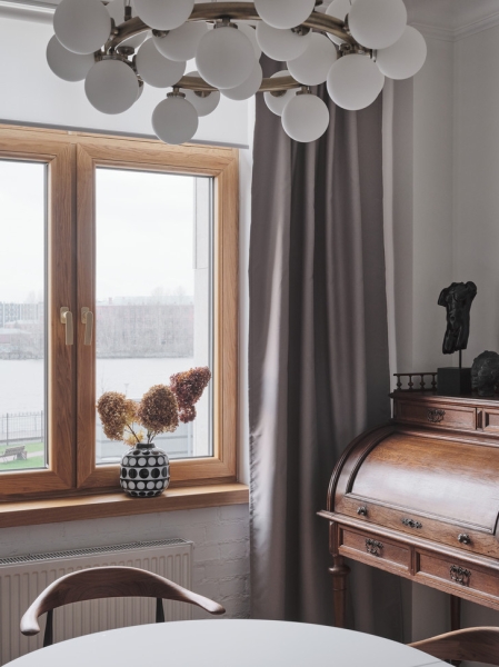 Квартира 48,4 м² в парижском стиле на берегу Невы