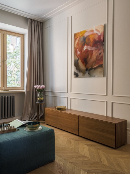 Квартира 60 м² в духе интерьеров старой Москвы