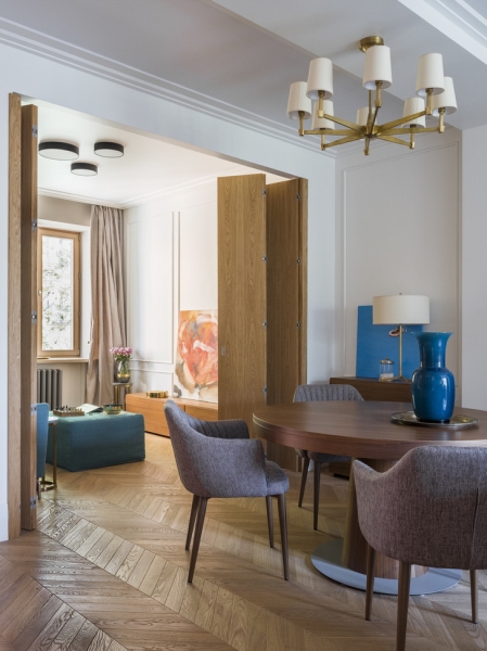 Квартира 60 м² в духе интерьеров старой Москвы