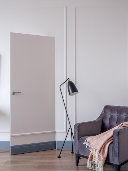 Квартира 60 м² в Москве в пастельных тонах