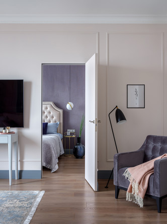 Квартира 60 м² в Москве в пастельных тонах