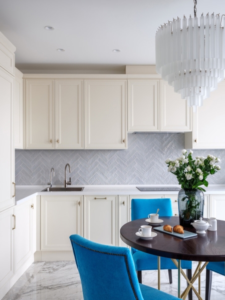 Квартира 60 м² в Москве в пастельных тонах