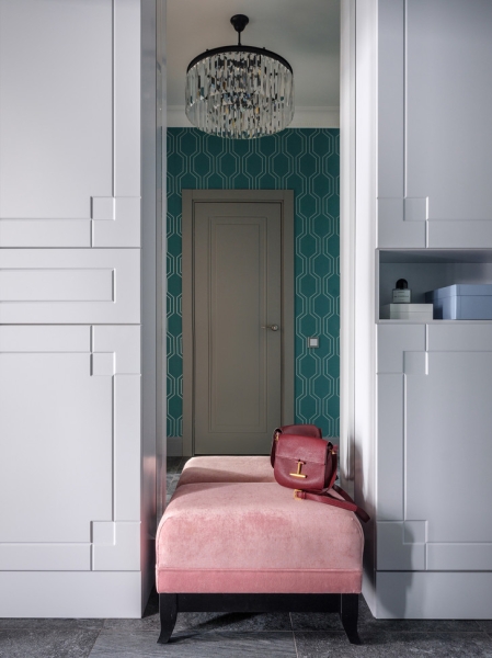 Квартира 60 м² в Москве в пастельных тонах