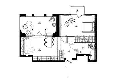 Нью-Йорк с французским акцентом: квартира в Екатеринбурге для девушки