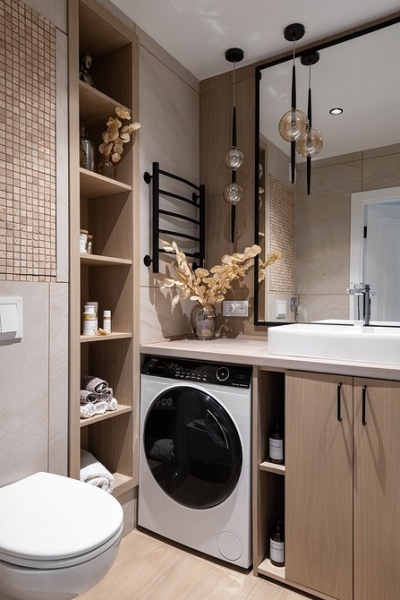 Полка в ванную комнату: виды, варианты размещения и 72 стильных фото в интерьере