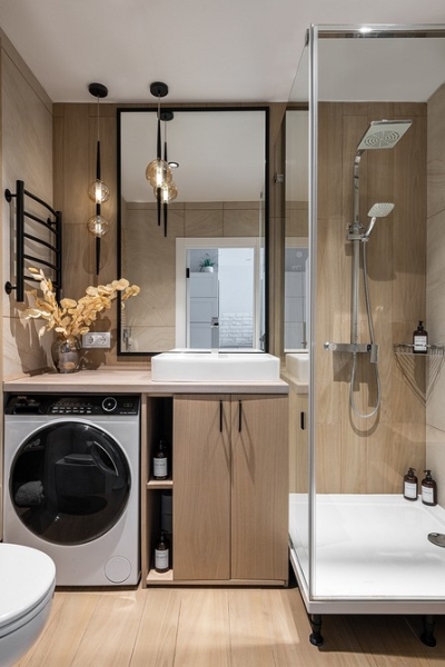 Полка в ванную комнату: виды, варианты размещения и 72 стильных фото в интерьере