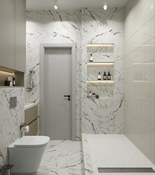 Полка в ванную комнату: виды, варианты размещения и 72 стильных фото в интерьере