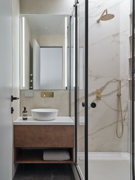 Полка в ванную комнату: виды, варианты размещения и 72 стильных фото в интерьере