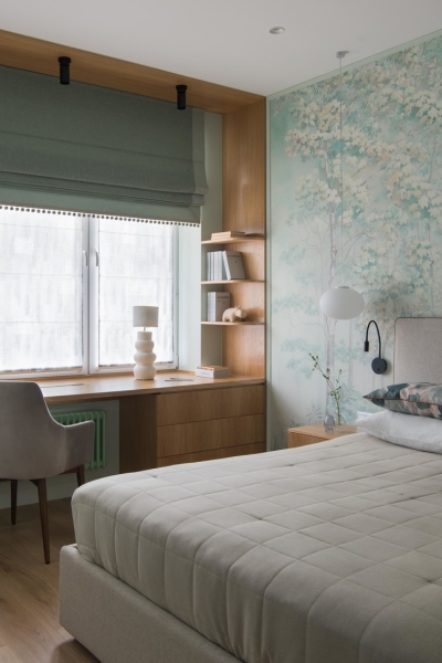 Природный минимализм: квартира 40 м² в Москве