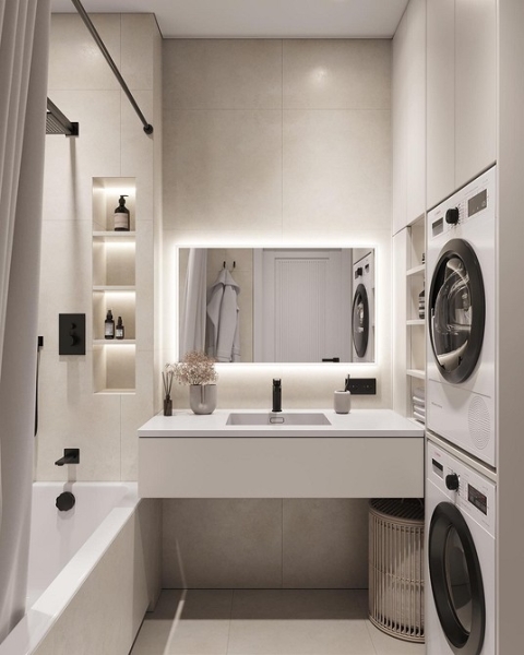 Шкаф над стиральной машиной: особенности, разновидности, советы по выбору (52 фото)