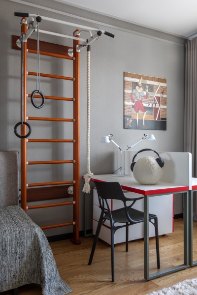 Современная квартира 96 м² в московской сталинке