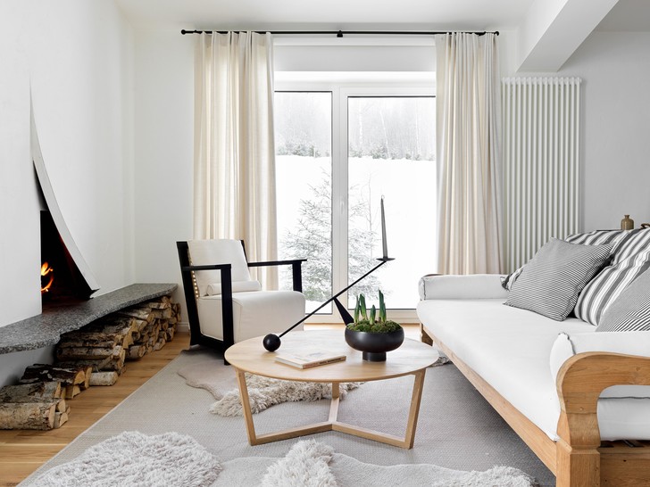 Современная русская дача дизайнера 200 м²