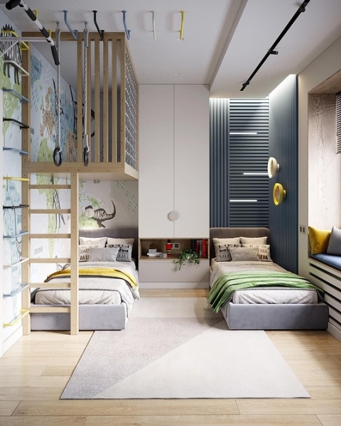 Современный интерьер детской комнаты: правила оформления и 4 тренда 2023 года