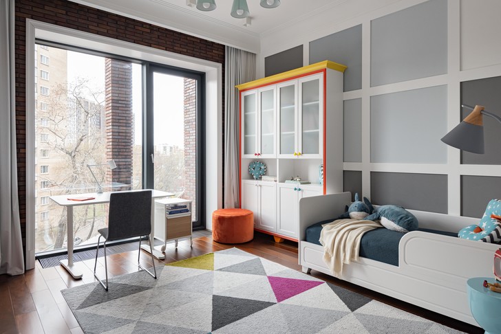 Современный интерьер с элементами классики в Москве