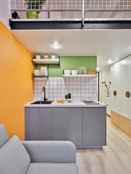 5 стильных квартир-студий площадью до 25 кв. м