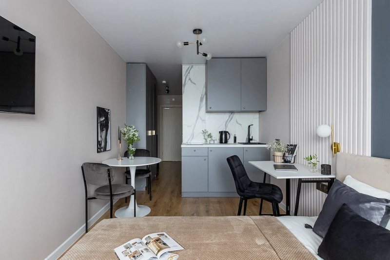 5 стильных квартир-студий площадью до 25 кв. м