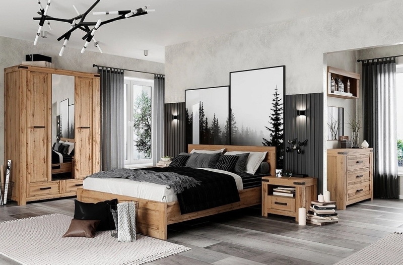 Цвет дуб вотан: как использовать в интерьере, с чем сочетать, 51 фото