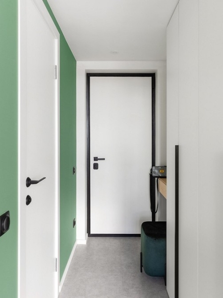 Как дизайнер увеличила площадь 20-метровых апартаментов в 1,5 раза и оформила визуально просторный интерьер