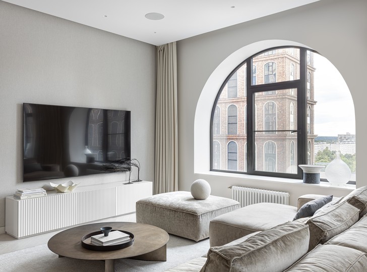 Квартира в Москве для семьи минималистов 140 м²