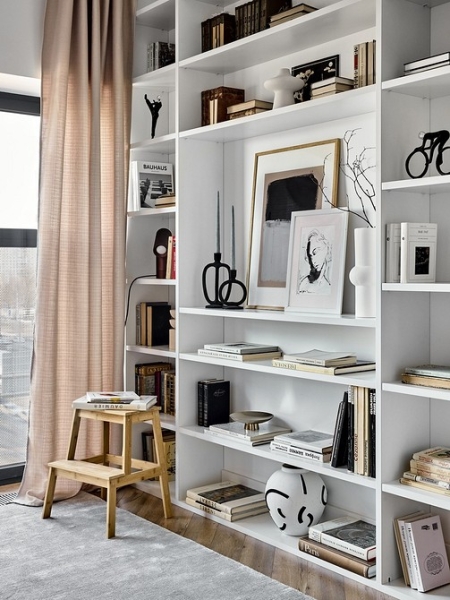 Маленькая уютная квартира 30 кв. м, где сочетаются современность и винтаж