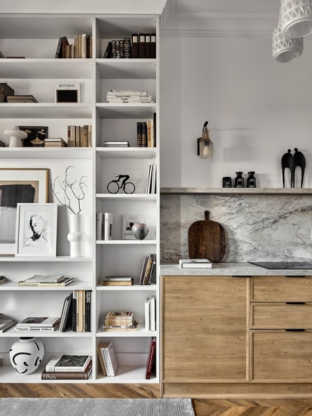 Маленькая уютная квартира 30 кв. м, где сочетаются современность и винтаж