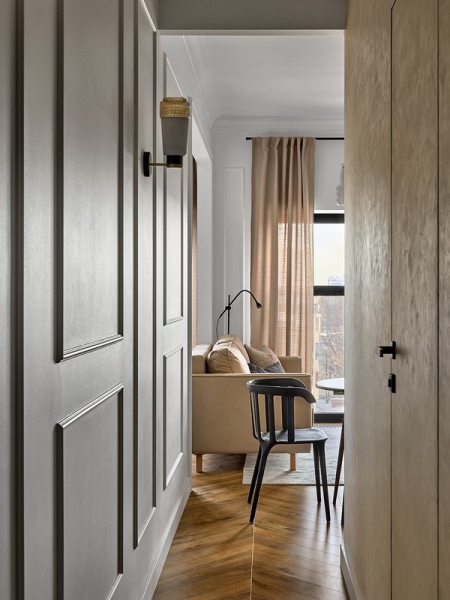 Маленькая уютная квартира 30 кв. м, где сочетаются современность и винтаж