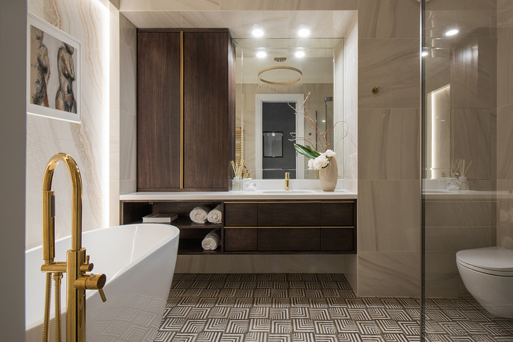 Московская квартира 96 м² в классическом стиле