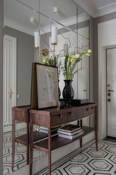 Московская квартира 96 м² в классическом стиле