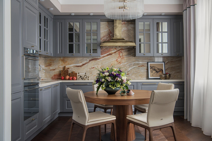 Московская квартира 96 м² в классическом стиле