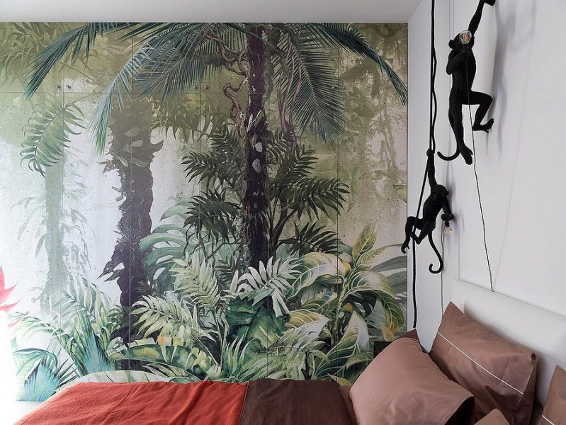 Обои зеленого цвета: стильные оттенки, актуальные принты, лучшие сочетания и 68 фото в интерьере