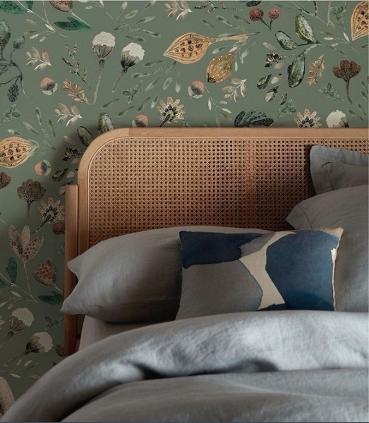 Обои зеленого цвета: стильные оттенки, актуальные принты, лучшие сочетания и 68 фото в интерьере