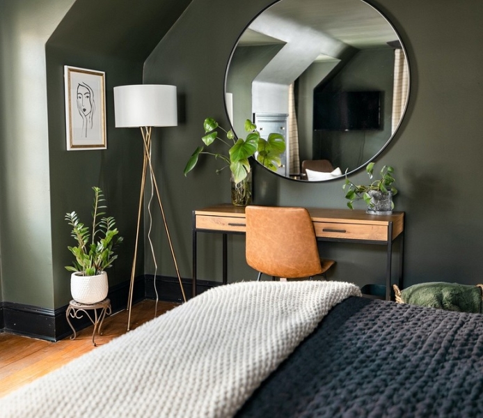 Обои зеленого цвета: стильные оттенки, актуальные принты, лучшие сочетания и 68 фото в интерьере