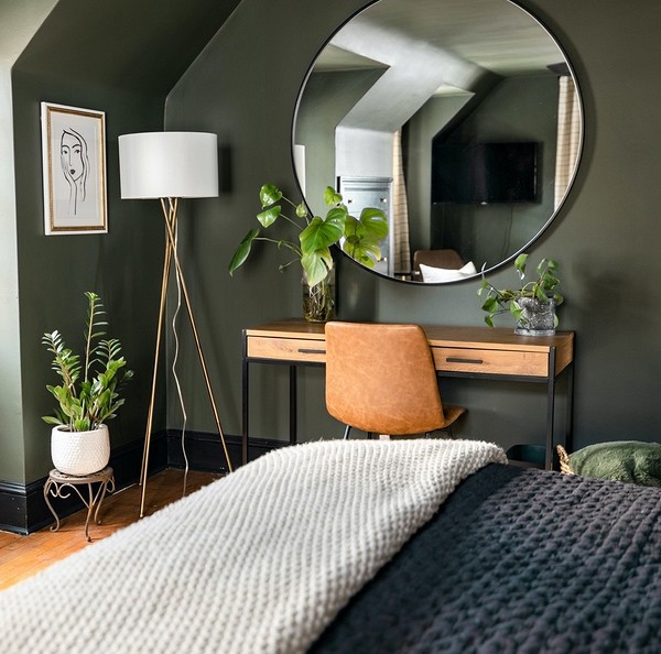 Обои зеленого цвета: стильные оттенки, актуальные принты, лучшие сочетания и 68 фото в интерьере