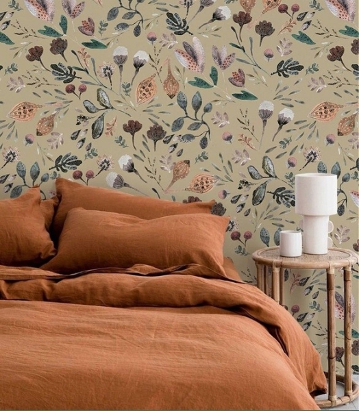 Обои зеленого цвета: стильные оттенки, актуальные принты, лучшие сочетания и 68 фото в интерьере