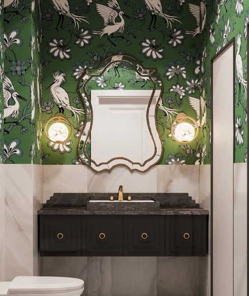 Обои зеленого цвета: стильные оттенки, актуальные принты, лучшие сочетания и 68 фото в интерьере